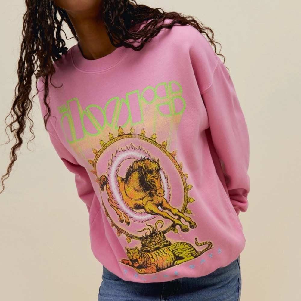 Daydreamer small the doors Pink Graphic sweatshirt